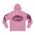 Pink Palm Puff Graphic Hoodie | Oversized Streetwear Hoodie.