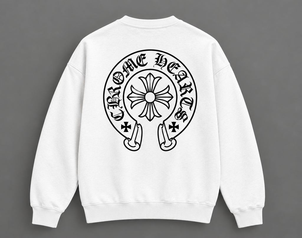 Gothic Cross Oversized Sweatshirt | Premium Streetwear