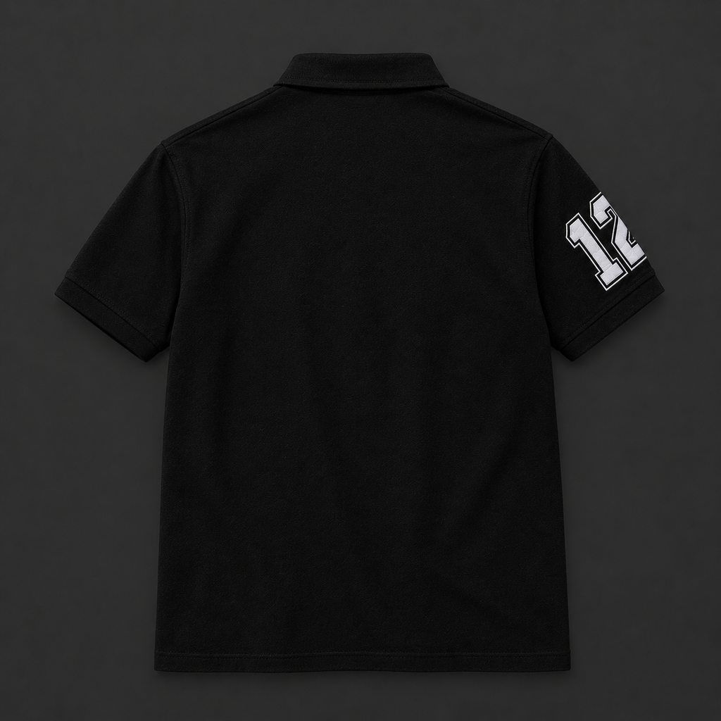 T&D Premium Black Polo T-Shirt | Bold look. Clean style. Made to stand out.