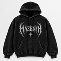 Vintage Oversized Black Hoodie