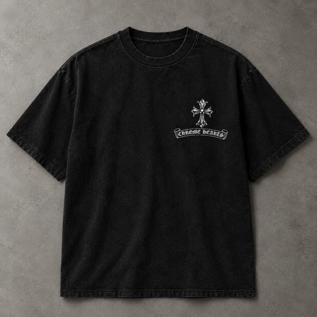 Chrome Hearts Cross Graphic T‑Shirt