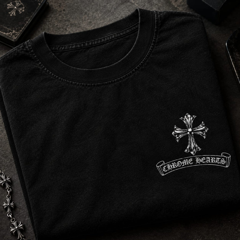 Chrome Hearts Cross Graphic T‑Shirt